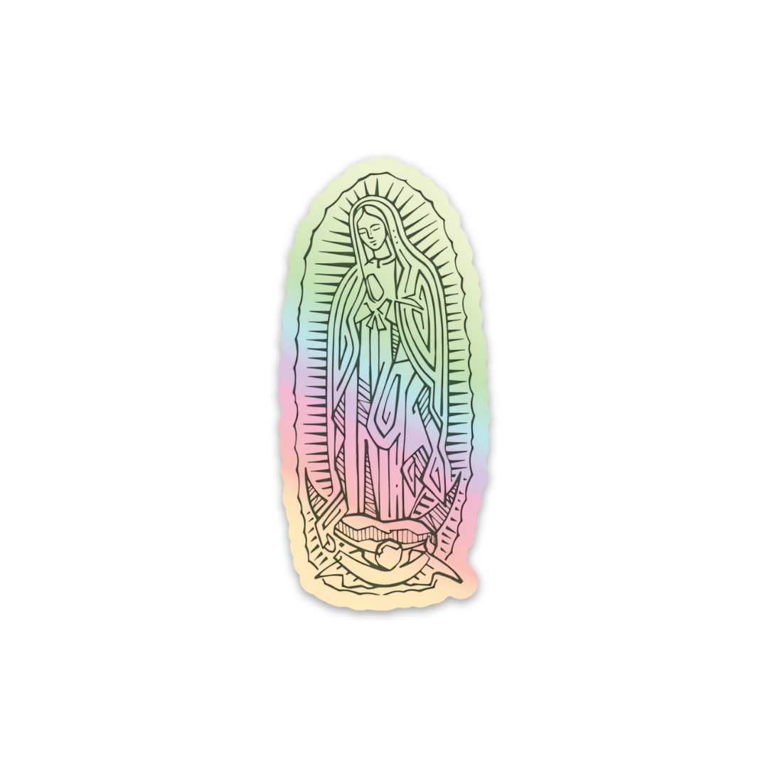 💫 Our Lady of Guadalupe Holographic Sticker