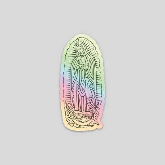 💫 Our Lady of Guadalupe Holographic Sticker